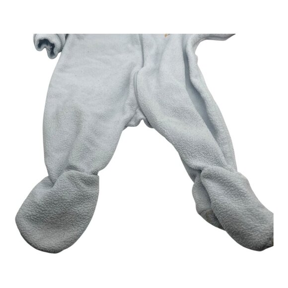 Lot of 2 Baby Girl One Piece Footed Pajamas 3-6M Floral Long Sleeves Crew Neck - Picture 11 of 16